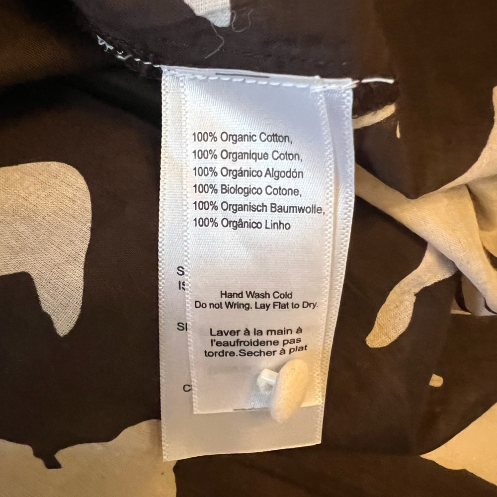 NWT Emerson Fry Lucy 4 Basque Dress in Chocolate/Ivory Floral size M - Picture 7 of 8